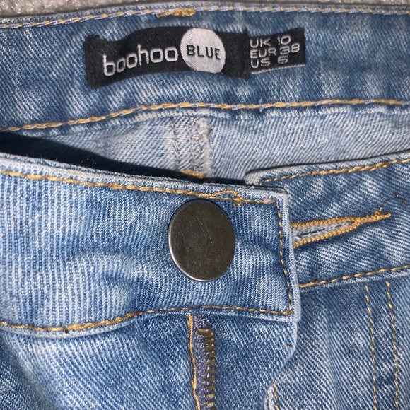 Cuffed ripped boyfriend jeans - Picture 1 of 2